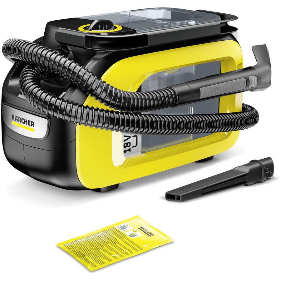 Aspirator cu Spray-Extractie SE 3-18 Compact (1.081-500.0) pe Acumulator Negru/Galben