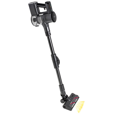 Aspirator Vertical fara Fir CR 7063 PRO Display LED Capacitate Colectare 0.6L Baterie 2200mAh Autonomie 100 Min Suport de Fixare pe Perete Negru