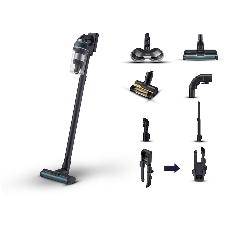 Aspirator Vertical VS20C852FTB Putere Motor 580W Aspirare 210W Display LCD Albastru