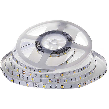 Banda LED SMD5050 30LED/M 6400K IP20 5M Alb Rece