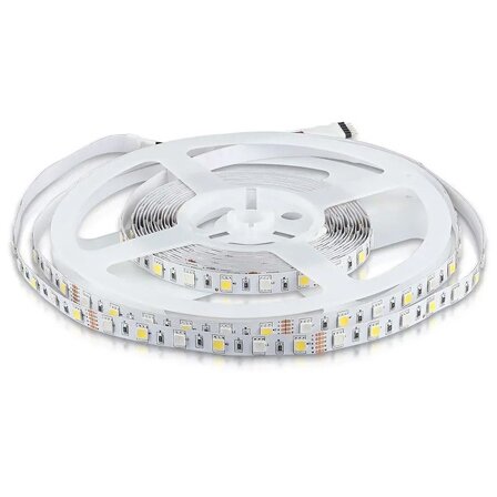 Banda LED SMD5050 60LED/M   IP20 5M RGB + Alb Cald