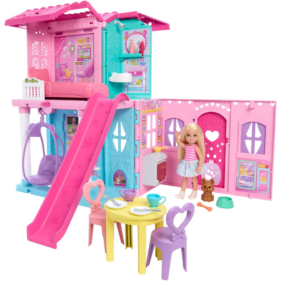 Barbie Barbie Chelsea Pop-Up House, Play Building