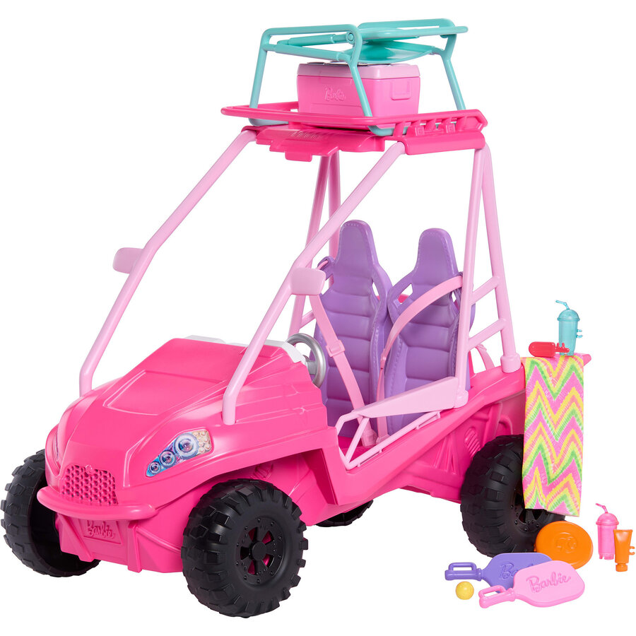 Barbie Barbie Mysteries Beach Detectives Ultimate Beach Buggy, Toy Vehicle