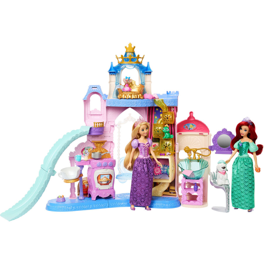 Barbie Disney Princess Pet Palace Playset, Play Building