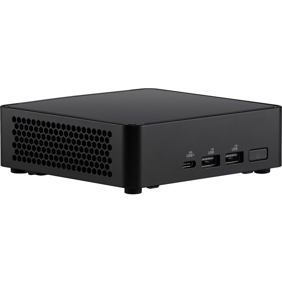 Barebone NUC 14 Pro NUC14RVKU5 Core Ultra 5 125H 4.5GHz Meteor Lake no RAM no Storage Arc Graphics Wi-Fi Bluetooth HDMI no OS Negru