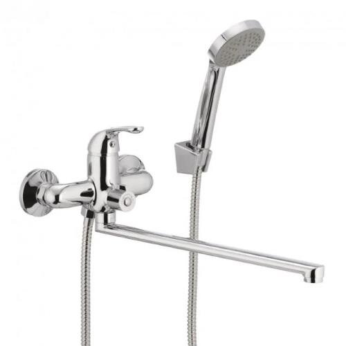 Baterie Cada cu Para de Dus YOTA 006-25cm (EURO) din Silumin Argintiu