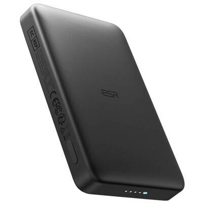 Baterie Externa Qi2 MagSlim 10000mAh Negru