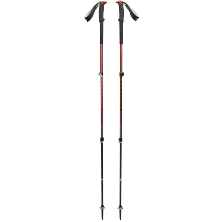 Black Diamond trekking poles Trail (red/mint, 1 pair, 100-140 cm)