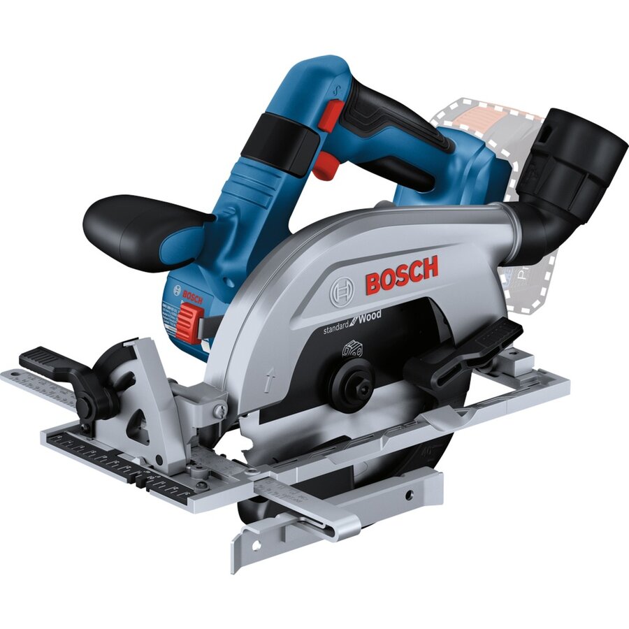Bosch cordless circular saw GKS 18V-57-2 Professional solo (blue/black, without battery and charger)