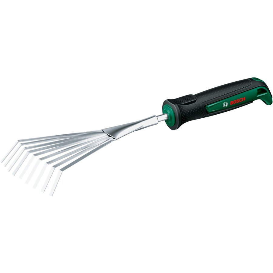 Bosch Powertools Garden Hand Fan Broom Stainless Steel (green/black, width 12cm)