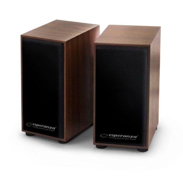 Boxe 2.0 FOLK  2.0  6W Lemn Maro