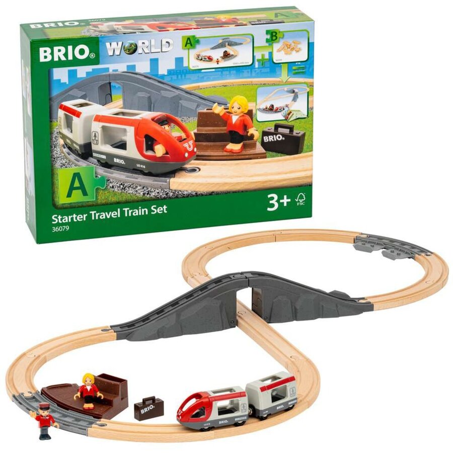 BRIO World Passenger Train Starter Set A, Railway