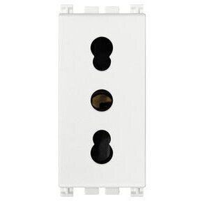 Buton Cu Revenire 2P 1 Modul Alb