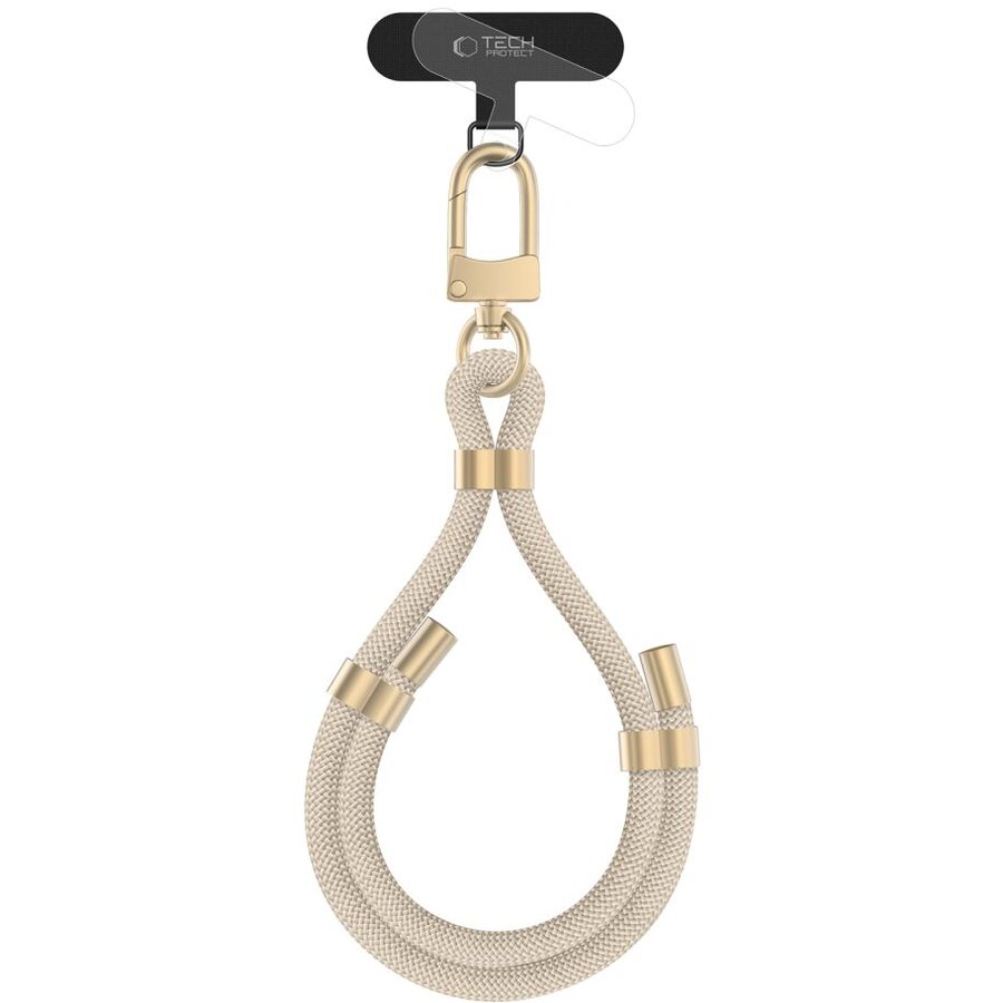 C4S Rope Wrist, 23cm, Bej/Auriu
