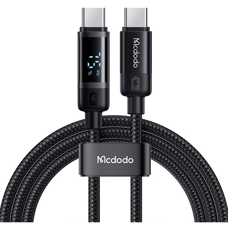 Cablu Date CA-5780 USB-C  USB-C 60W 1.2m  Negru