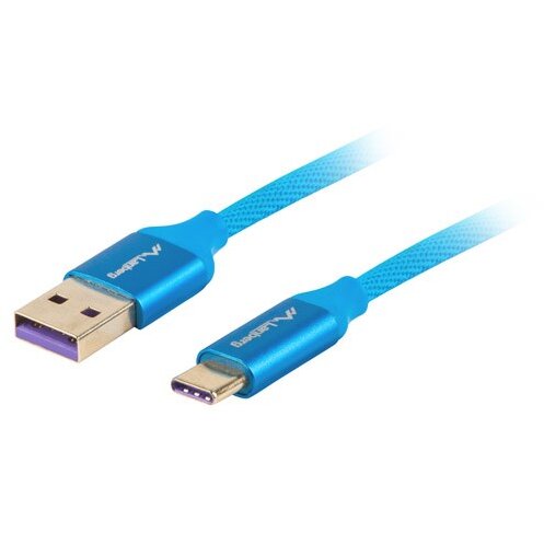 Cablu Date/Incarcare USB-A USB-C 1m Albastru