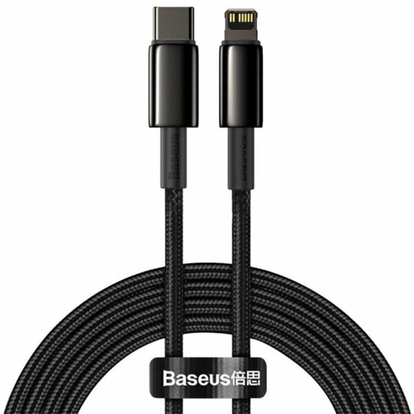 Cablu Date/Incarcare USB-C Lightning 1m Incarcare Rapida Negru