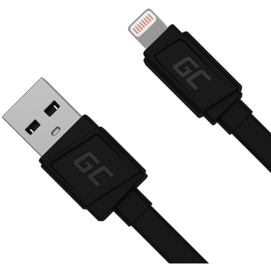 Cablu Date KABGC02 Lightning USB A  0.25m Negru