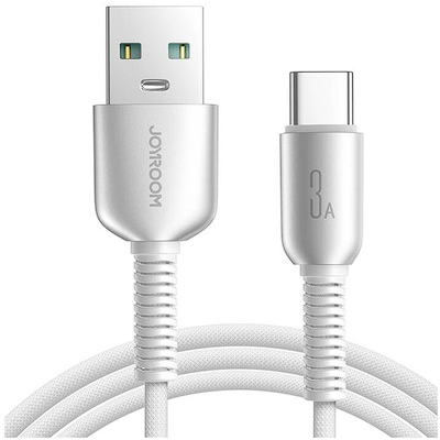 Cablu Date S-A51 USB A  USB-C 3A 1.2m  Alb