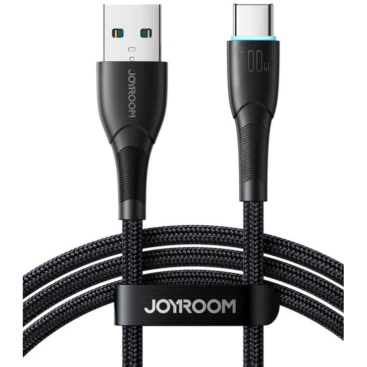 Cablu Date SA32-AC6 Starry USB-A  USB-C 100W 1m Negru