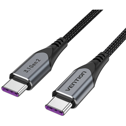 Cablu Date TAHHD   USB-C 100W   5A 0.5m  Negru