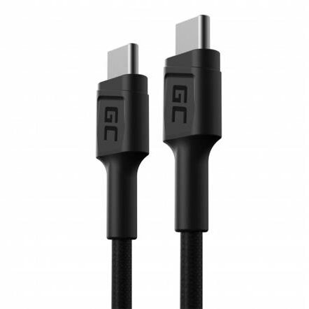 Cablu Date USB-C - USB-C GC 30cm Power Delivery (60W) and Ultra Charge QC 3.0 Negr