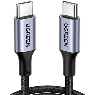 Cablu Date USB-C   Aluminiu    Braided 2m Negru