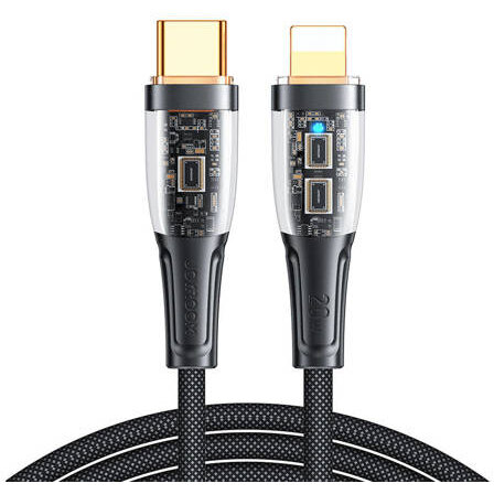 Cablu Date USB-C Lightning 20W S-CL020A3 1.2m Negru