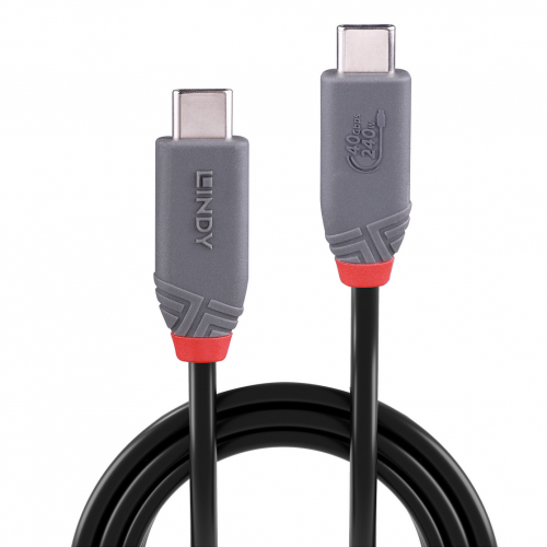Cablu Date USB-C Male - USB-C Male 0.8m Negru