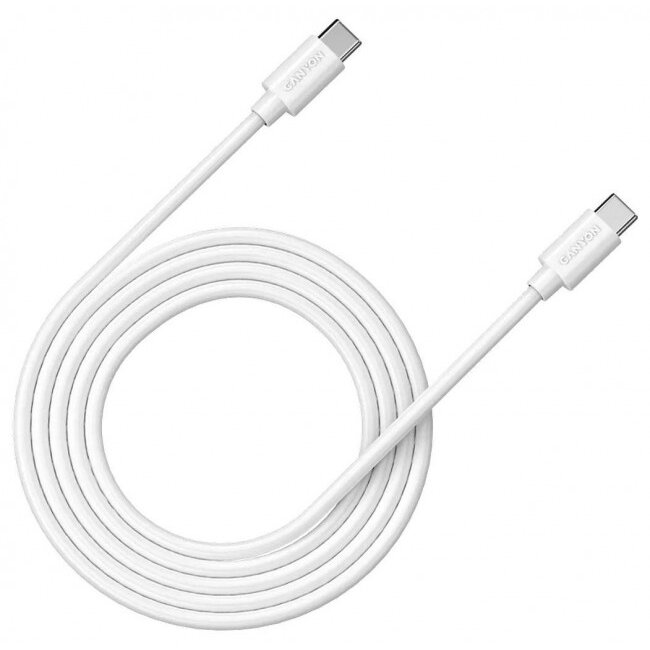 Cablu Date USB-C USB-C 100W 1.2m Alb
