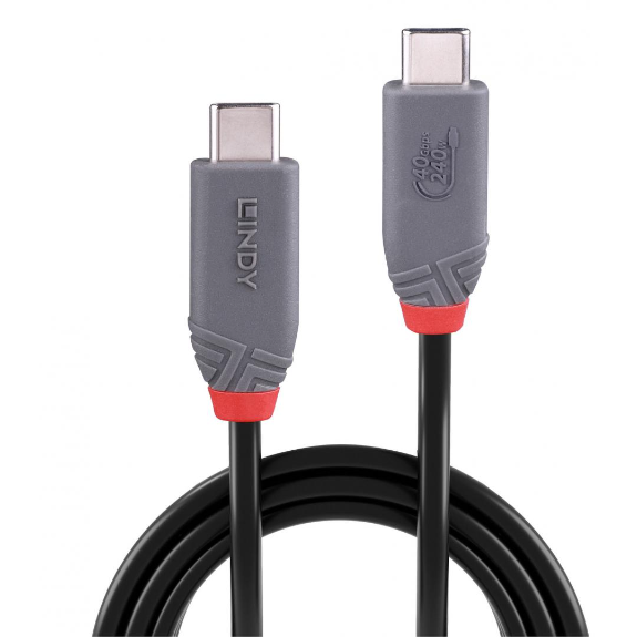 Cablu Date USB Type C 2m 40Gbps 240W    Gri