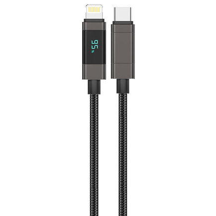 Cablu Date XS05   USB-C  Lightning   PD27W 1.2m Negru
