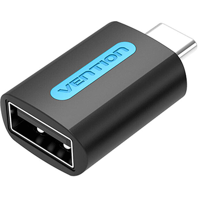 Cablu de date CDTB0, USB 2.0 mama la USB-C tata, 3A, 480Mbps, Negru