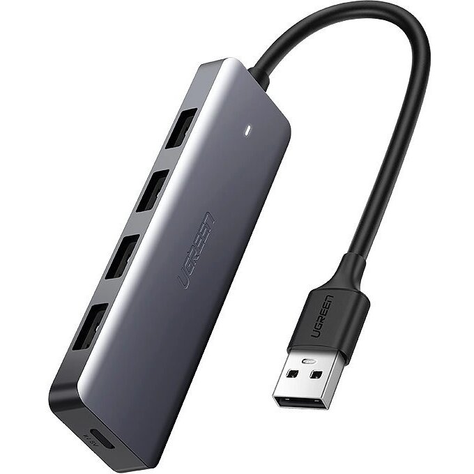 Cablu de date CM219, USB - 4x USB 3.2, 1x Micro USB, Gri