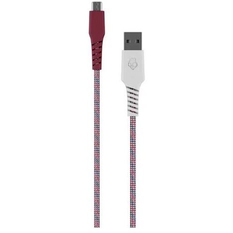 Cablu de Date / Incarcare Line+ Braided Type USB-A to Micro USB Vice/Crimson