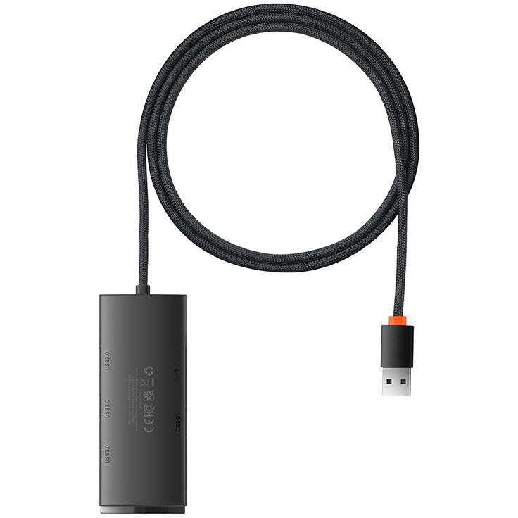 Cablu de date Lite Series, USB - 4x USB 3.0, 5Gbps, 1m, Negru