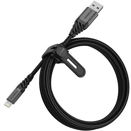 Cablu de date Premium USB/Lightning 2m Negru