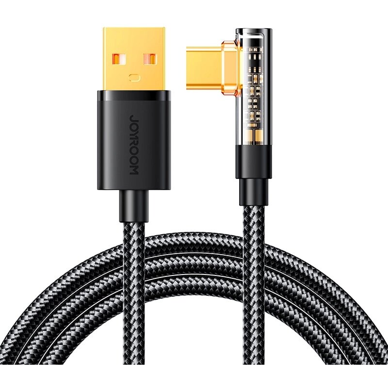 Cablu de date S-UC027A6, USB/USB-C, 3A, 1.2m, Negru