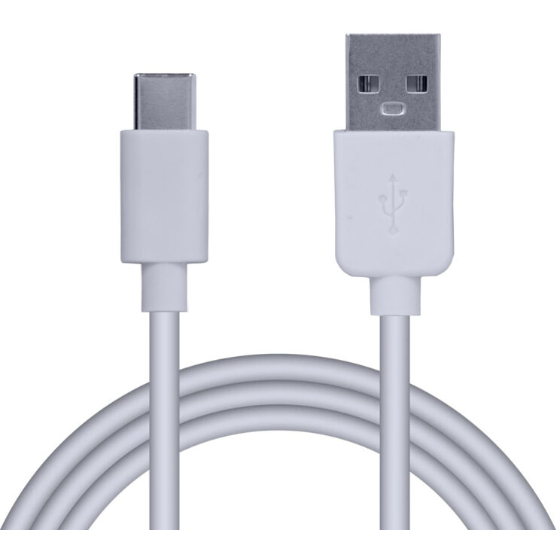 Cablu de date USB 3.0 La Type-C 1.8m Alb