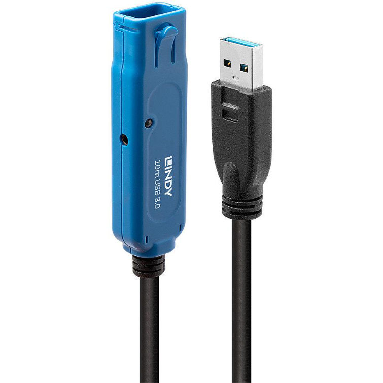 Cablu Extensie USB Type A Male - USB Type A 10m  Negru