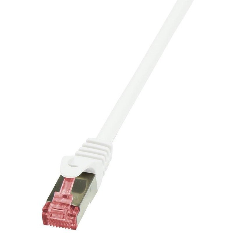 Cablu retea Patchcord Cat 6A 10G S/FTP PIMF PrimeLine 5m alb