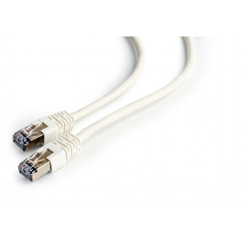 Cablu retea Patchcord RJ45 Cat 6 FTP 2 m Alb