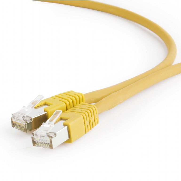 Cablu retea Patchcord RJ45 Cat 6A SFTP LSZH 3 m Galben