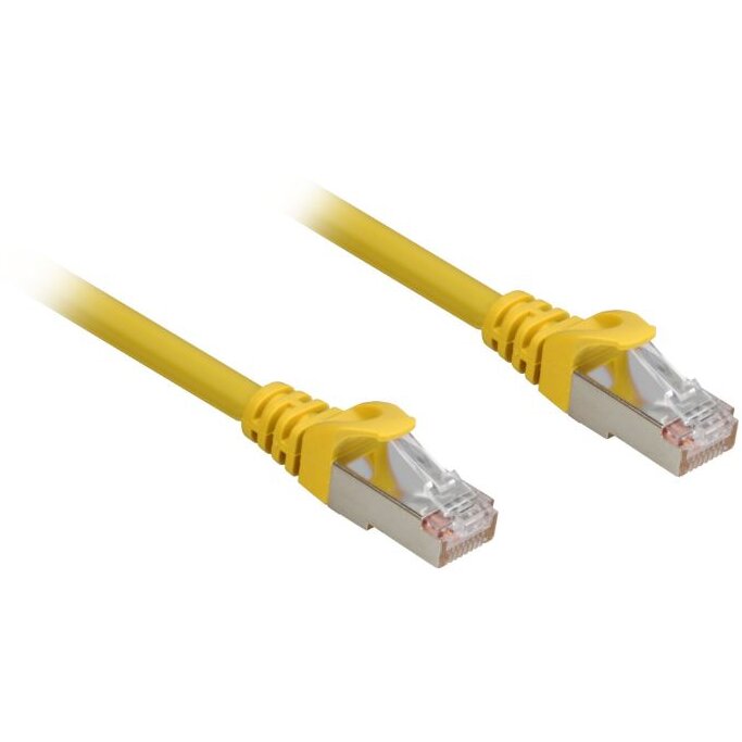 Cablu Retea S/FTP Cat 6A 1.5m Yellow
