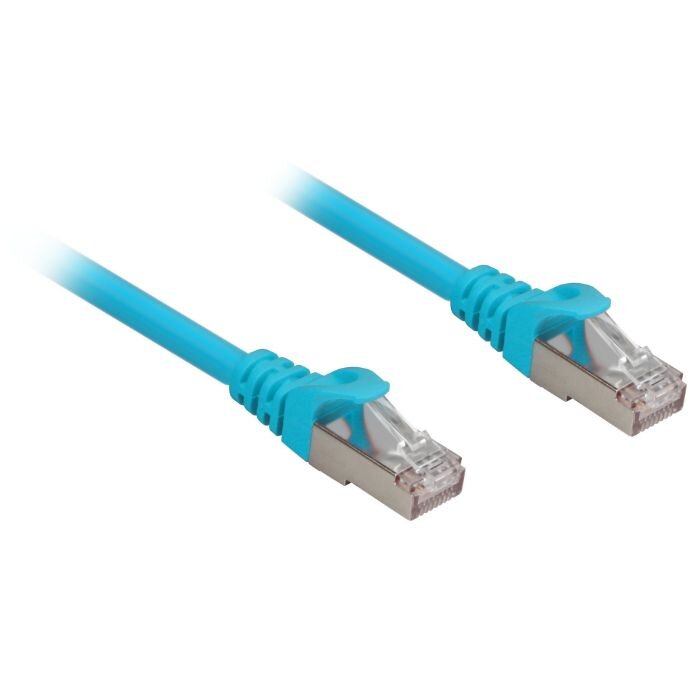 Cablu Retea S/FTP Cat 6A 5m Blue