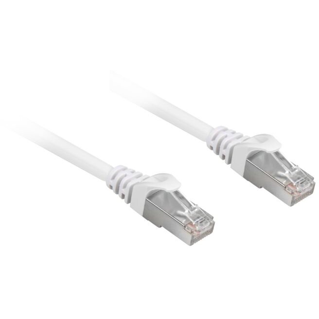 Cablu Retea S/FTP Cat 6A 5m White