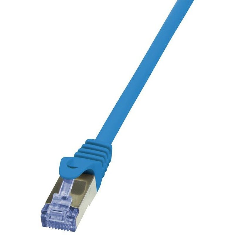Cablu S/FTP PrimeLine Patchcord Cat 6A 10G 1m Albastru