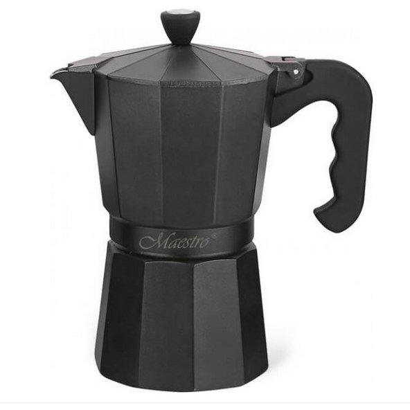Cafetiera pentru Aragaz MR-1666-6 6 Cesti 300ml Negru
