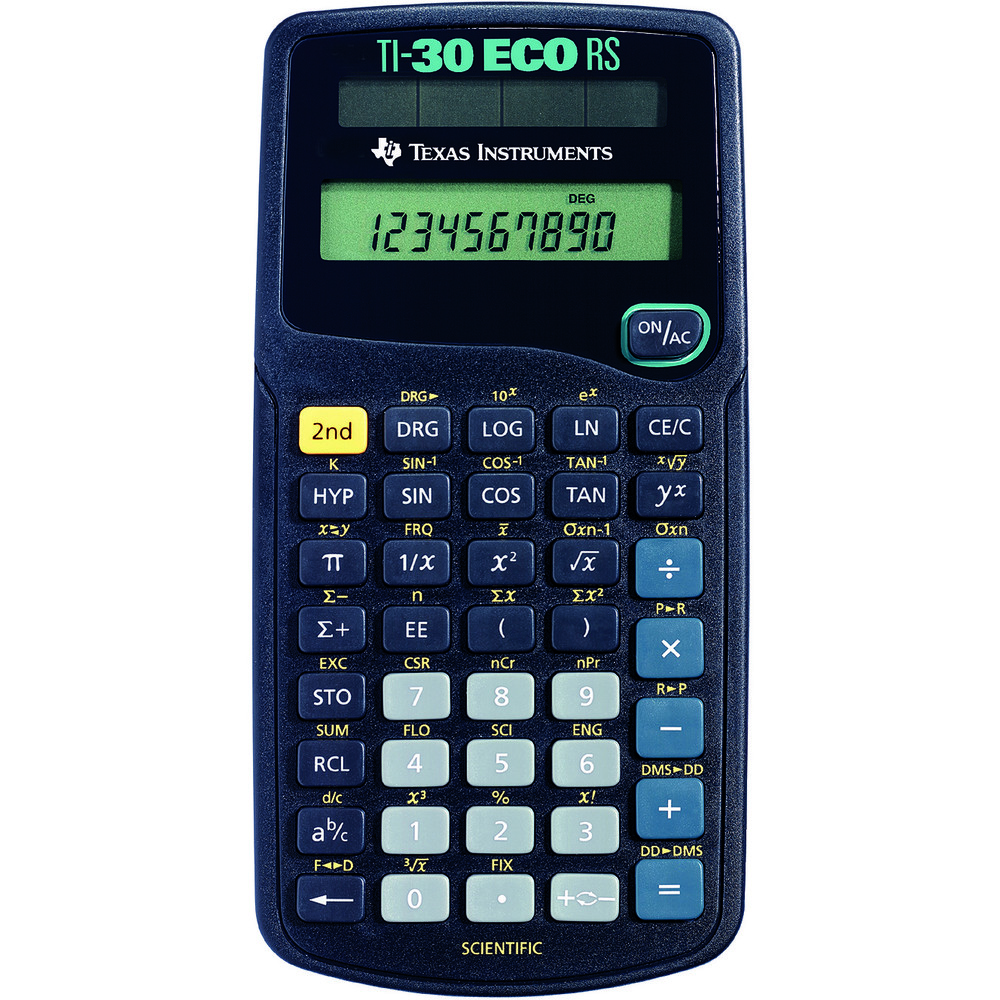 Calculator de Birou Stiintific TI-30 ECO RS 10 Cifre Negru