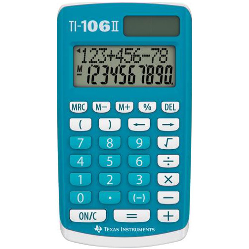 Calculator de Birou TI-106 II (TI000275) 10 Cifre Albastru